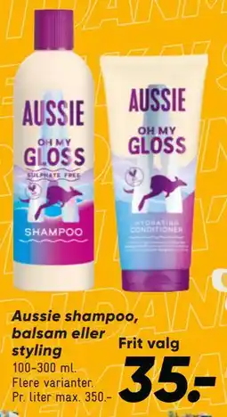 Bilka Aussie shampoo, balsam eller styling tilbud