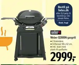 Føtex Weber Q2800N gasgrill tilbud