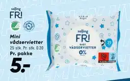 Bilka Mini vådservietter tilbud