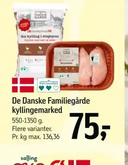 Føtex De Danske Familiegårde kyllingemarked tilbud