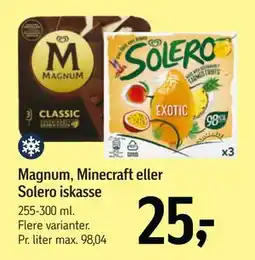 Føtex Magnum, Minecraft eller Solero iskasse tilbud