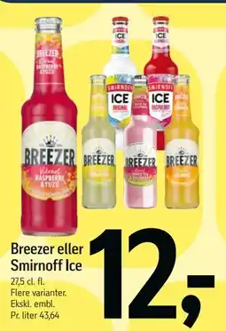 Føtex Breezer eller Smirnoff Ice tilbud