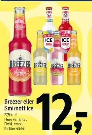 Breezer eller Smirnoff Ice