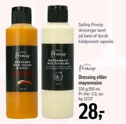 Føtex Dressing elller mayonnaise tilbud