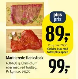 Føtex Marinerede flanksteak tilbud