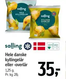 Føtex Hele danske kyllingelår eller -overlår tilbud
