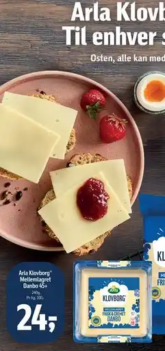 Føtex Arla Klovborg Mellemlagret Danbo 45+ tilbud