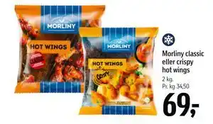 Morliny classic eller crispy hot wings