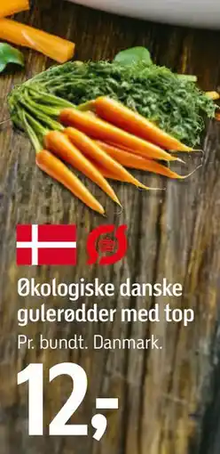 Føtex Økologiske danske gulerødder med top tilbud