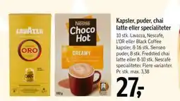 Føtex Kapsler, puder, chai latte eller specialiteter tilbud