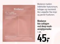 Føtex Biodance bio-collagen real deep maskansigtgsmaske tilbud