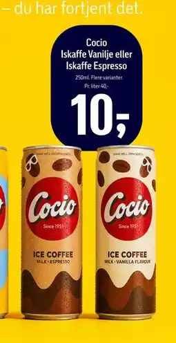 Føtex Cocio Iskaffe Vanilje eller Iskaffe Espresso tilbud