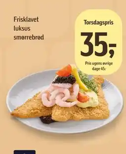 Føtex Frisklavet luksus smørrebrød tilbud