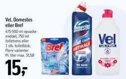 Føtex Vel, Domestos eller Bref tilbud