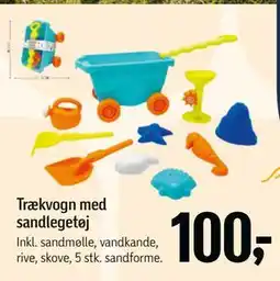 Føtex Trækvogn med sandlegetøj tilbud