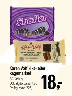 Føtex Karen Volf kiks- eller kagemarked tilbud
