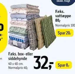 Føtex box- eller siddehynde tilbud