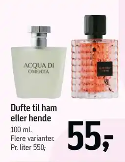 Føtex Dufte til ham eller hende tilbud