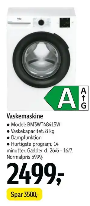 Føtex Vaskemaskine tilbud