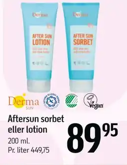 Føtex Aftersun sorbet eller lotion tilbud
