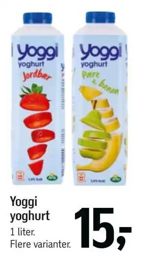 Føtex Yoggi yoghurt tilbud