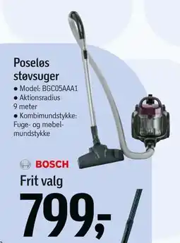 Føtex Poseløs støvsuger tilbud