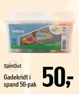 Føtex Gadekridt i spand 50-pak tilbud