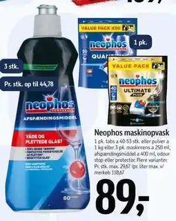 Føtex Neophos maskinopvask tilbud