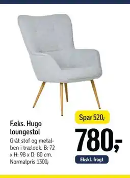 Føtex Hugo loungestol tilbud
