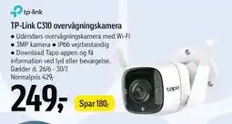 Føtex TP-Link C310 overvågningskamera tilbud