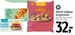 Føtex Naturli’ middagskomponenter tilbud