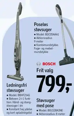 Føtex Ledningsfri støvsuger tilbud