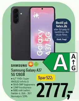 Føtex Samsung Galaxy A37 5G 128GB tilbud