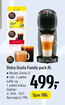 Føtex Dolce Gusto Family pack XL tilbud