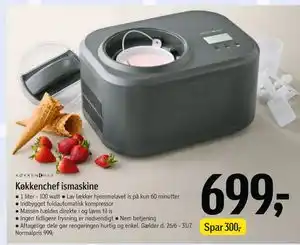 Føtex Køkkenchef ismaskine tilbud