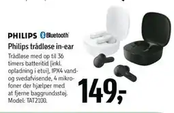 Føtex Philips trådløse in-ear tilbud