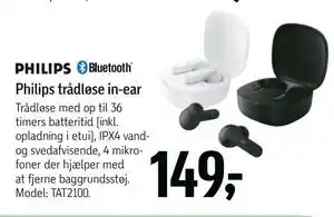Føtex Philips trådløse in-ear tilbud