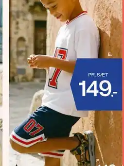 Føtex T-shirt og shorts tilbud