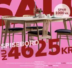 Daells Bolighus TILLÆGSPLADESÆT tilbud