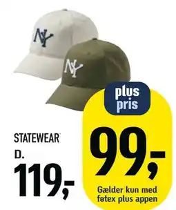 Føtex STATEWEAR Kasket tilbud