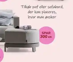 Daells Bolighus PUF/CHAISELONG TIL HAVESOFA tilbud