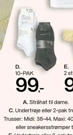 Føtex Footies, strømper eller sneakersstrømper tilbud