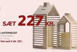 Daells Bolighus LANTERNESÆT tilbud
