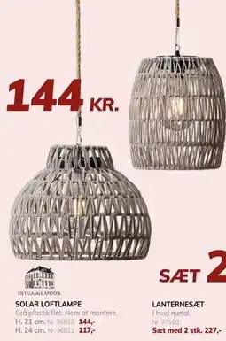 Daells Bolighus SOLAR LOFTLAMPE tilbud