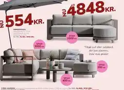 Daells Bolighus 3 PERS. HAVESOFA tilbud