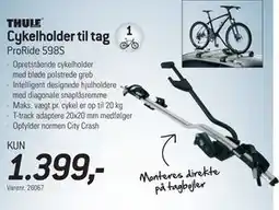 Thansen Cykelholder til tag tilbud
