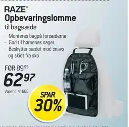 Thansen RAZE Opbevaringslomme tilbud