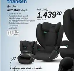 Thansen Cybex Autostol tilbud