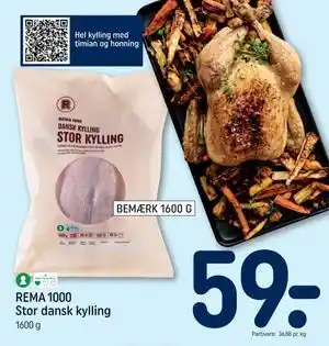 REMA 1000 Stor dansk kylling