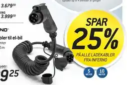 Thansen SPAR 25% PÅ ALLE LADEKABLER FRA INFERNO tilbud